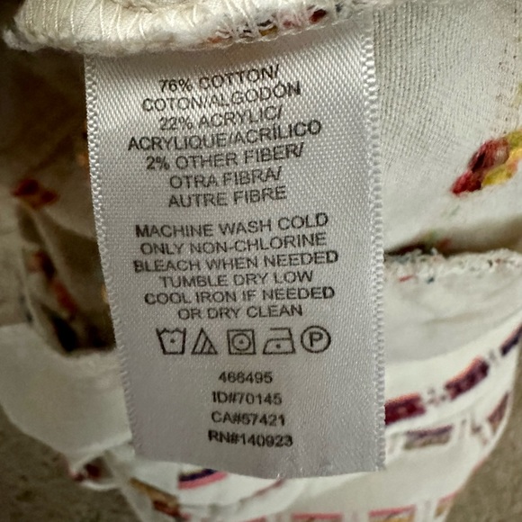 Loft Women’s Multi-Colored Dress/ Casual Shorts. Size 4. Inseam 3.5” - Picture 4 of 4